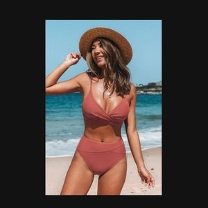 2 piece high waisted bikini